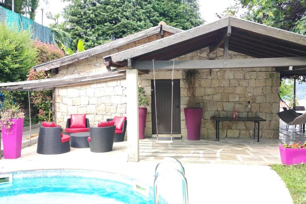 Pool House Au Coeur Du Geres A Rio Caldo Villa Eksteriør billede